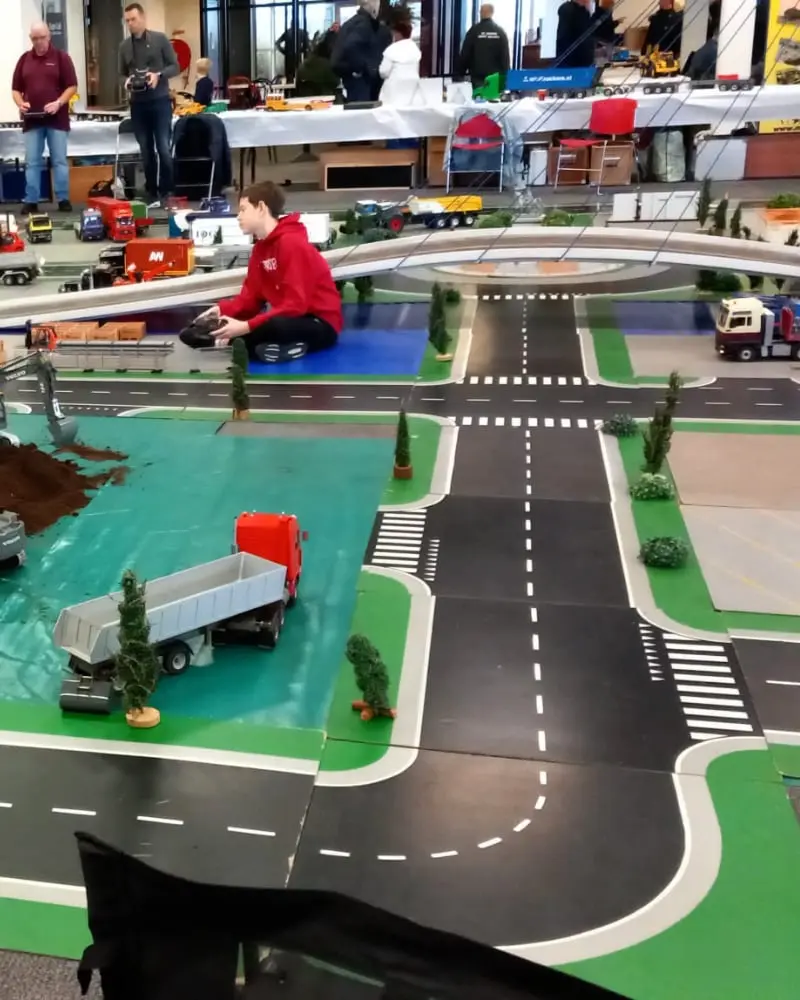 Modelspoorbeurs verkeersplein